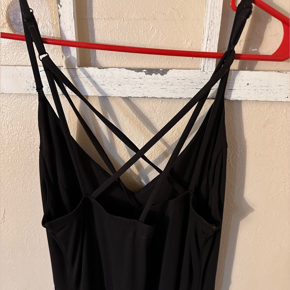 Black maxi dress